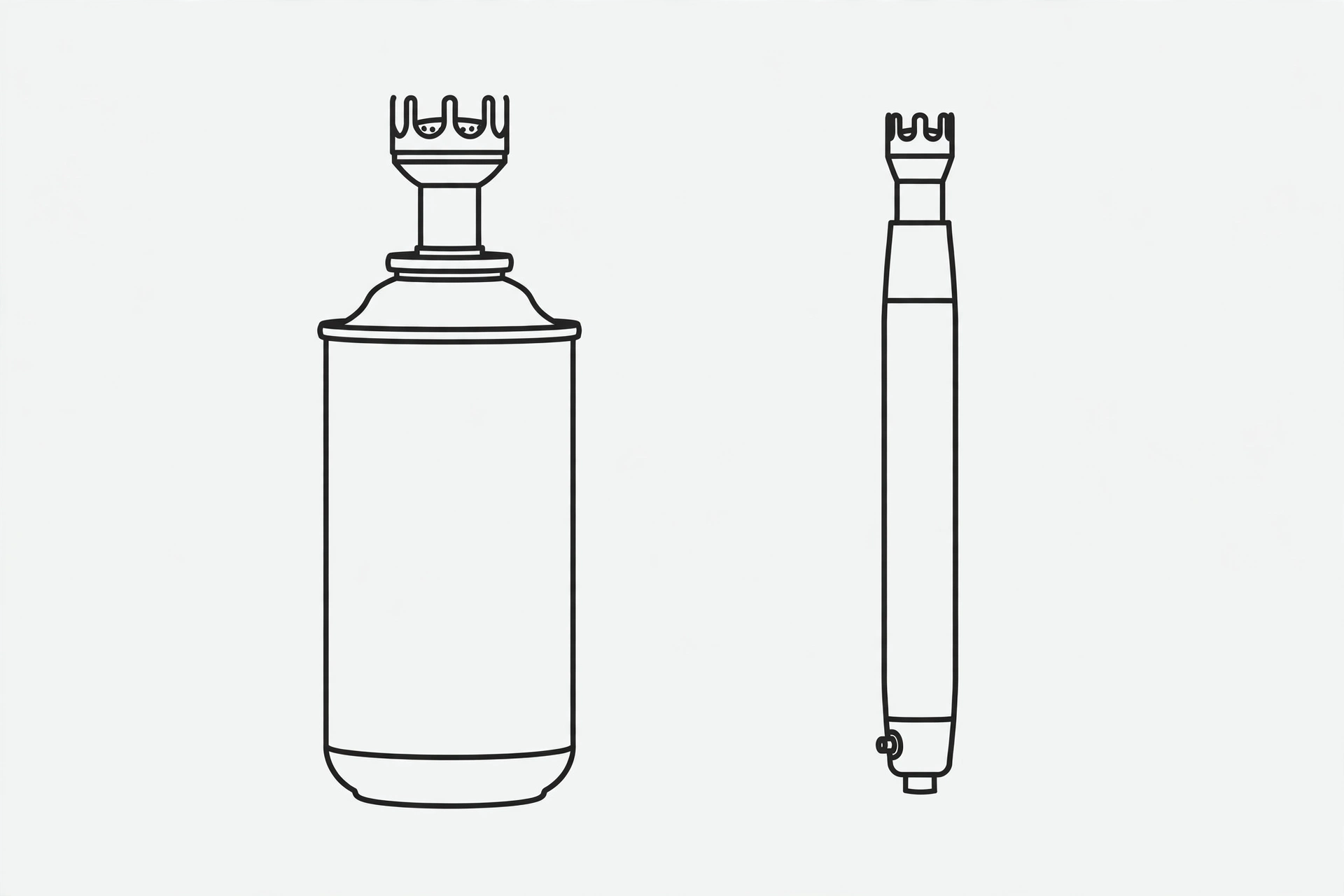 캠핑 토치 fuel 비교 도식